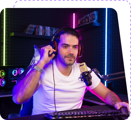 Streamer at setup